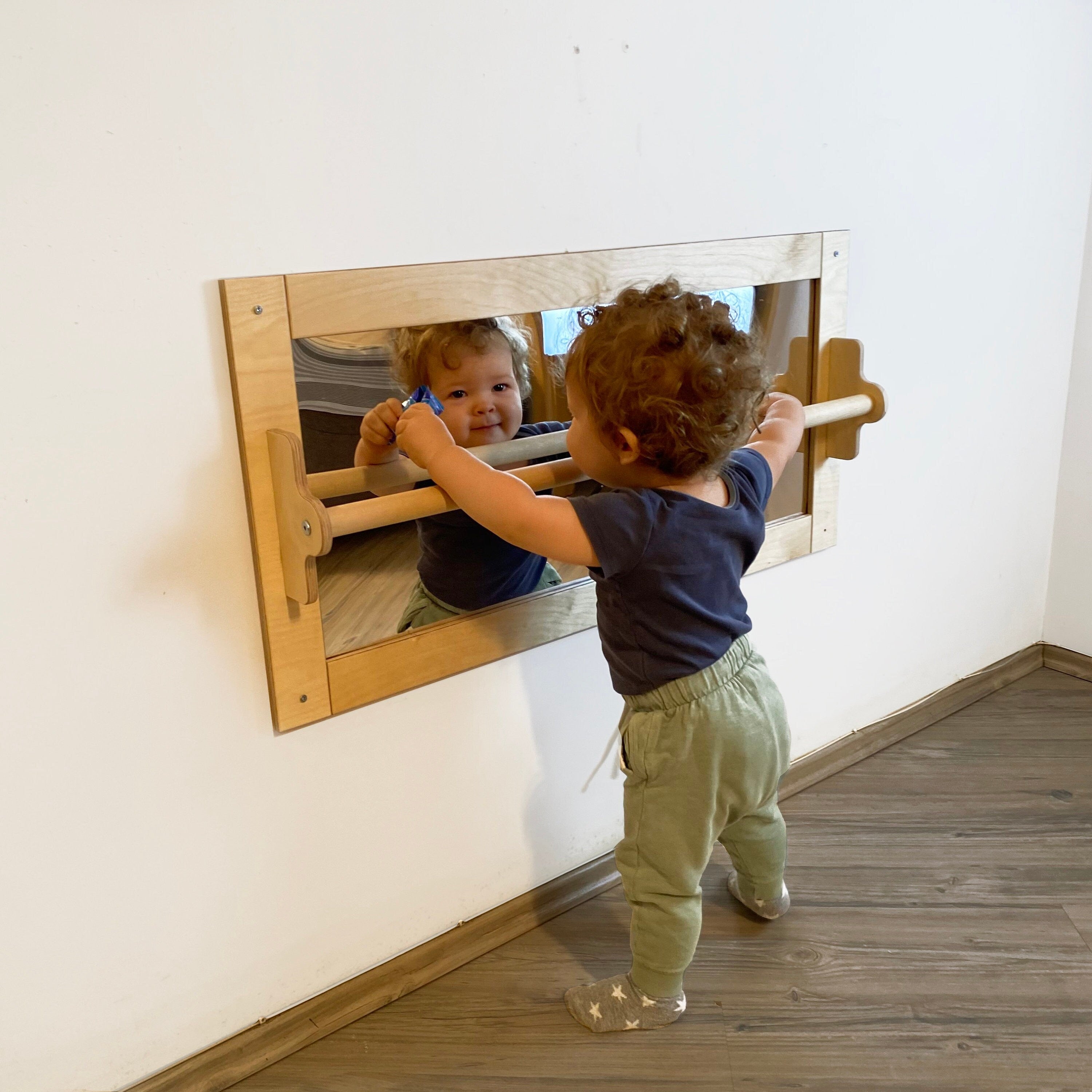 Baby floor clearance mirror